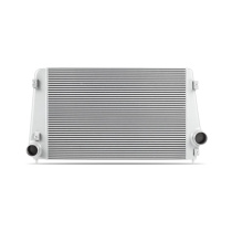 17-19 GM L5P Duramax Intercooler Kit Silver Med Wrinkle Svarta Rör Mishimoto